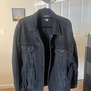 American Eagle Outfitters Dark Denim Jacket